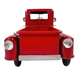 【Matériau de qualité supérieure】Cette sculpture de camion est fabriquée en fer pour une qualité et une texture
