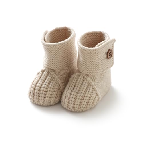 DovFanny Baby Booties – Soft Knit Newborn and Infant Shoes,