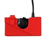 MASION Travel Transducer Cover for Garmin Livescope Plus LVS34, Proprietary Design Case for LVS34 Transducer, Impact-Resistant Soft Shell Cover for Garmin Livescope Bundle - Red