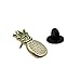 Pineapple Enamel Lapel Pin (Gold)