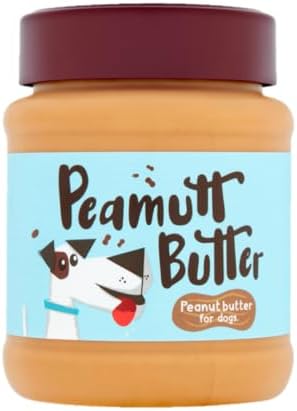 Peamutt Dog Peanut Butter Christmas Pack with Dog Treat Dispenser, 1 x 340g, No Added Sugar, Salt and Sweeteners, Dog Friendly Texture, Peanut Butter for Dogs