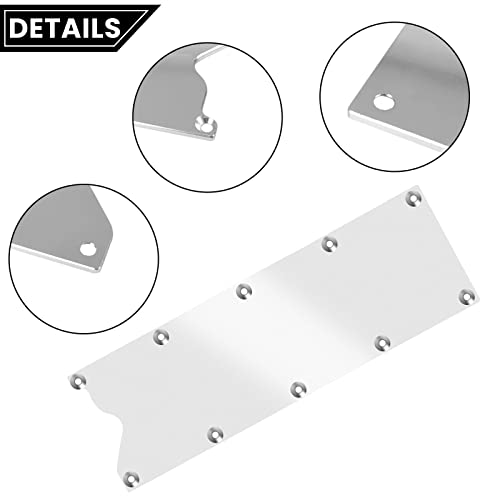 Ls Gen 3 Valley Pan Cover Plate Endxedo Low Profile Custom Knock Sensor Lsx Ls1 Lm7 Lr4 Lq4 Ls6 L59 Lq9 Lm4 L33 Silver #TOP2