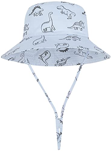 Image of Baby Sun Hat UPF 50+ Sun Protective Toddler Bucket Hat Summer Kids Beach Hats Wide Brim Outdoor Play Hat for Boys Girls