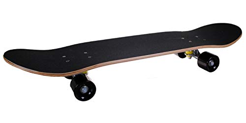 Shop4Omni Complete Full Size Maple Skateboard W Premium Wheels & Matching Grip Tape (Black) #TOP1