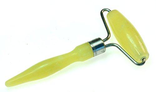 Luos Jade Roller Stainless Steel Massager -Rejuvenates Face and Neck Skin