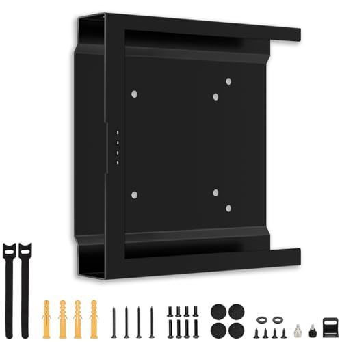 Varghesyla Mount for HP Mini PC Wall VESA and Under Desk Mount for HP EliteDesk 800 805 705, HP Pro Mini 400 260, HP ProDesk 600 400 405 Desktop Mini PC Wall Mount Bracket for HP by Varghesyla - Used condition - US$22.38