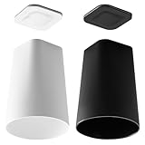 山崎実業(Yamazaki) フィルムシート洗面戸棚下マグネットタンブラー タワー 歯磨きコップ ホワイト ブラック 【2個セット】 1751 1752