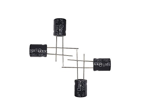 330uF 35V 10X13 + -20% -40 to +105°C 25 PCS Aluminum Electrolytic Capacitors,330uF 35V Capacitor,330uF Capacitor,35V Capacitor,330uF Capacitor 35V,35V 330uF Capacitor