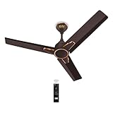 KUHL Arctis A1 1200 mm BLDC 65% Power Saving BLDC Ceiling Fan With Remote | BEE 5 Star Rated & ISI Marked | High Air Flow | 5 Year Warranty on Motor | Espresso Brown