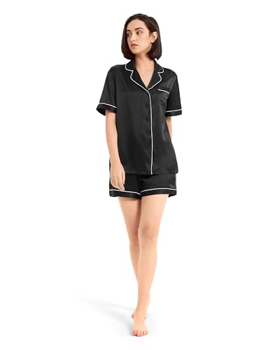 Pyjama en soie contre la chaleur nocturne : l'ensemble léger à manches courtes pour femme