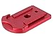 NDZ Performance Slim Carry Magazine Base Plate for Sig P365, P365 XL, P365 SAS – 9MM – CNC Aluminum Upgrade – Made in USA – Red, Plain