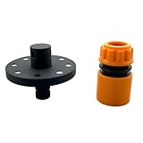 DAZZLING FLAMES Aluminum O-Ring Chassis Cleaner Kit, O-Shape Wheel Arch Rinse Flusher with Standard Hose Connector, Undercarriage Cleaning Tool Compatible with Aus Hose Fittings