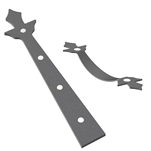 Kingmanta Garage Door Magnetic Decorative Hardware/Fauk Garage Door Hinges And Handle/Garage Door Accents Magnets( 6Pcs) | Black #TOP3