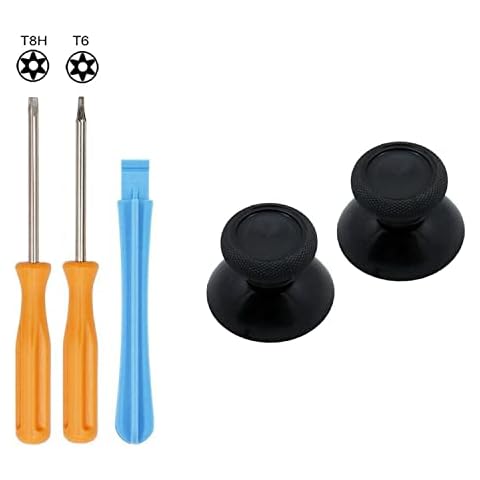 CustomControllerModz Xbox One + Xbox One Series S | X Controller Replacement Analog Sticks Thumbstick + Opening Tool Repair Kit Cover
