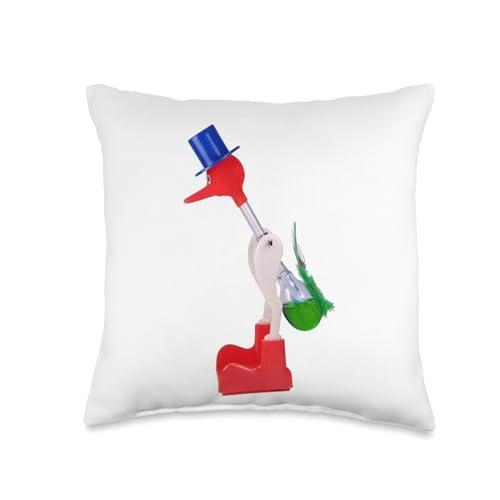 The Original Drinking Bird - The Original Drinking Bird Throw Pillow