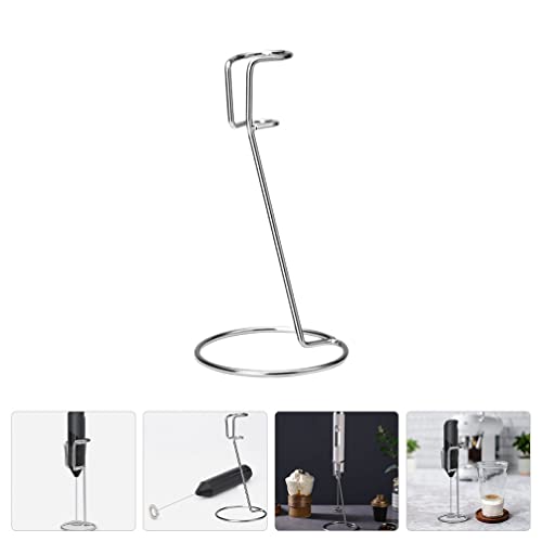 Cabilock Kitchen Milk Frother For Coffee Stand Egg Beater Rest Stainless Steel Eggbeater Support Milk Frother Holder Stand #TOP6