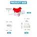OCQOTAT 2pcs Rabbit Watering System Bucket Connector Kit-Includes Bulkhead Fitting, Barb Ball Valve，mesh Filter Washer for ID 5/16