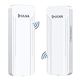 Outdoor Wireless Bridge Point to Point - High Speed Gigabit WiFi Bridge, ULNA 5.8G Long Range Up to