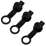 Fearless Paintball Rubber HPA Fill Nipple Cover with Lanyard - 3 Pack