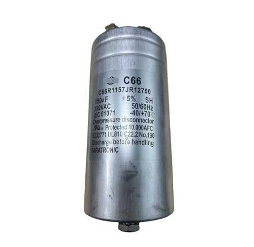 Condensador de filtro de CA C66r1157jr12700 de 150 UF y 330V para redes eléctricas