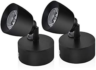 Bonlux 12 Volt LED Lights Interior RV Reading LED Lamp, 12V Rotatable Reading Spotlight for Bedside Lamp, RV, Caravan, 5th Wheel or Vehicles, Warm White 3000K, 2-Pack
