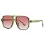 Green Frame - Gradient Pink Lens