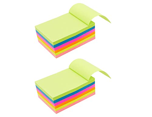 Notes adhésives 4A repositionnables 4 x 6 inches papier couleur pour fournitures bureau