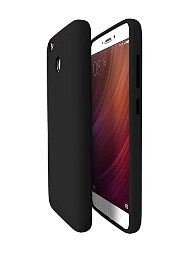Image of Mobile Back Cover Case for Redmi Y1 (Silicone Case|CameraProtection|Black SC1510)