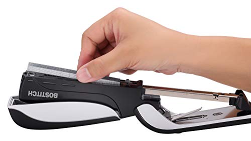 Bostitch Premium Spring-Powered Desktop Stapler- One Finger, No Effort - Black/Gray (1140) #TOP6