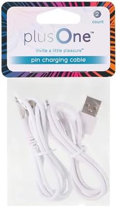 plusOne Pin Charging Cables, USB Charger, USB Adapter Cord, 2 Count
