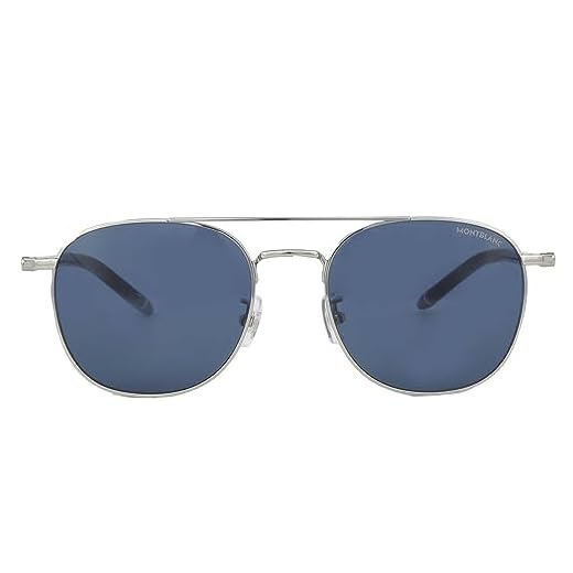 Montblanc MB0271S-008 56 Sunglass Man Metal Gafas de Sol, Sport, Multicolor (Multicolor), Talla única