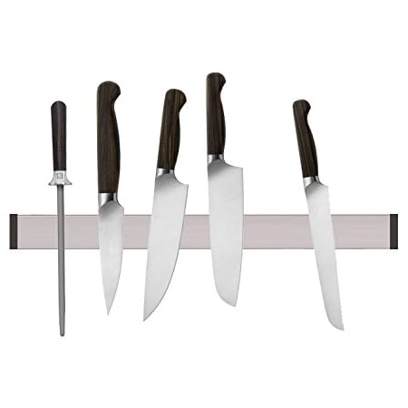 Amazon Obdspace ナイフラック マグネット式 磁気包丁立て 壁掛け 粘着式 ステンレス製 ナイフストリップ 組立必要ない 簡単装着 キッチン収納 31cm 3 4丁収納 包丁立て オンライン通販