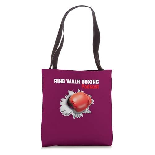 Ring Walk Boxing Podcast Tote Bag