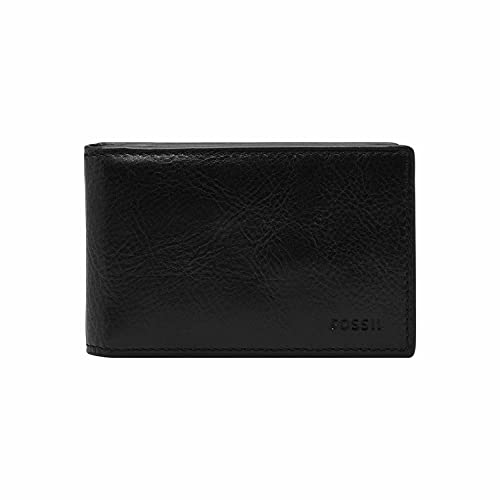 Snapklik.com : Fossil Mens Andrew Leather Slim Minimalist Magnetic ...