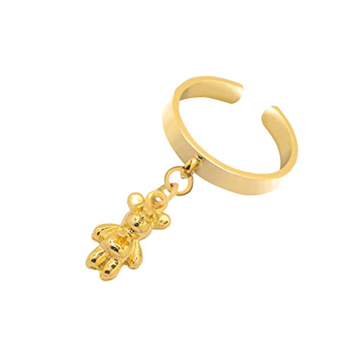 Image of Spinningdaisy Dangling Mighty Tiny Charm Adjustable Ring