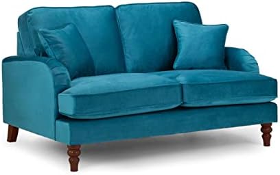 Honeypot - Sofa - Rupert - 3 Seater - 2 Seater - Armchair - Corner Sofa - Footstool - Grey - Beige - Blue - Teal - Plush Velvet (3 + 2 Seater, Beige)