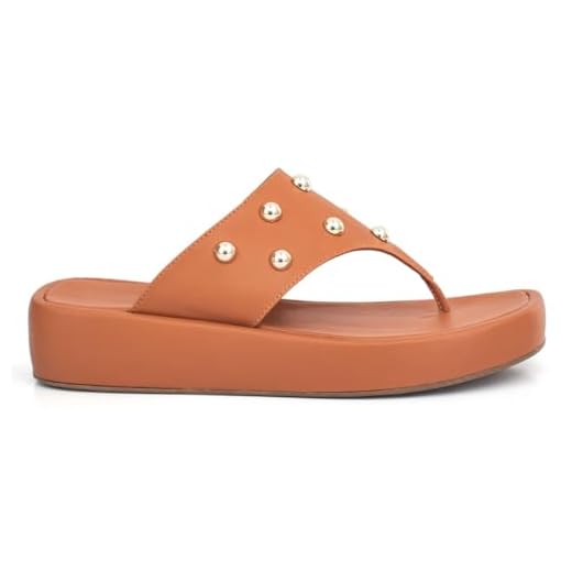 Tamanco Feminino Plataforma Anabela Confortável Leve Macio Resistente Sandália Moda (Havana, BR, Adulto, Numérico, 34)