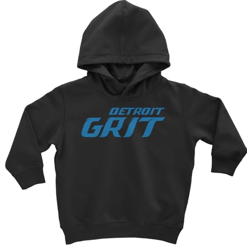 Detroit Grit Football Toddler-Sized Hoodie, Soft Fleece, Adorable