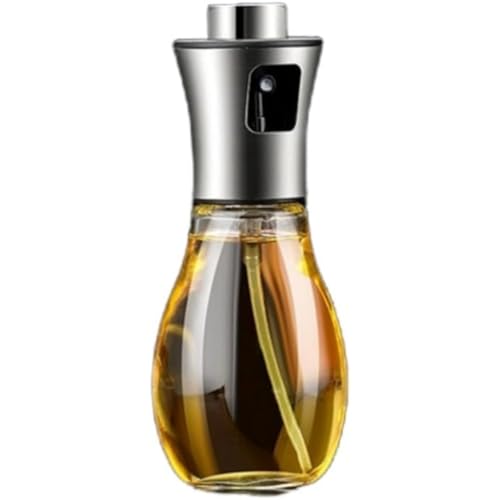 Holowa オイルスプレー 料理用 オリーブオイルスプレーボトル 霧吹き スプレーボトル ガラス 醤油 お酢 油入れ容器 キッチン エアフライヤー サラダ ベーキング 揚げ物 BBQ用 食用油 スプレー (200ML 3PCS) (a*3) [並行輸入品