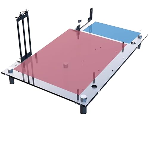 PC Test Bench Open Frame Computer Case DIY PC Case, Support ATX/M?ATX/ITX Motherboards, Transparent Organic Glass Frame, Rectangular Heat Dissipation Design, Open Computer Case Bracke(ITX)