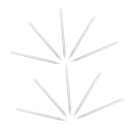 Healeved 100pcs Reusable Cuticle Pusher Double Sided Nail Stick Nail Care Sticks Cuticle Manicure Pedicure Stick Tool For Fingernail Cleaning Cuticle Stick