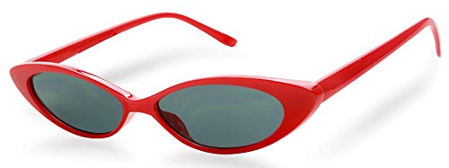 ShadyVEU Slim Small Cateye 90's Hype Fashion Mod Narrow Oval Pointy Clout Thin Sunglasses2
