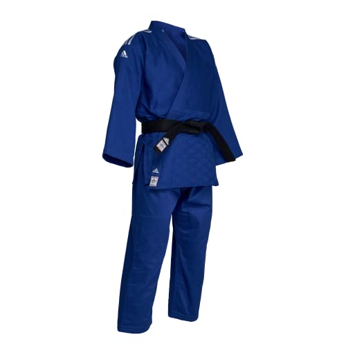 Adidas - Judogi j730 IJF Champion II, Slim fit, turquesa, CM 180