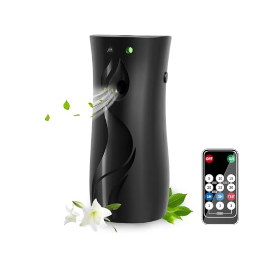 Difusor automático de perfume de ambiente, montaje en pared/autoportante con control remoto autónomo de perfume en aerosol, para el hogar, la sala de