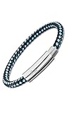 Lotus Style Pulsera Urban Style LS2052/2/1 para Hombre de Color Azul, de Piel
