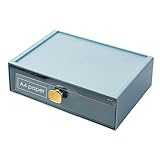 KAYYUKI WH Stackable Office Organizer Drawer-13” Wx9 Lx3.3 H Large Clear Desktop Storage Drawers for Printer Paper-Small Drawers，Stackable Paper Storage Drawers for Office, Home, Bathroom-Blue