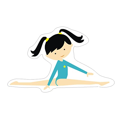 Image of Pretty Ur Party Gymnastics Theme Paper Cutouts for Birthday Parties, Party Supplies decor, Birthday Party Decoration Cut-Outs - Multicolour (10 pcs)