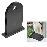 Vntebozd Outdoor Resin Shed Hasp Latch Plastic Hasp Latch Replacement for The Rubbermaid Outdoor Resin Shed Hasp Latch,Solid Core Plastic 1 Pcs Black