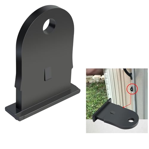 Vntebozd Outdoor Resin Shed Hasp Latch Plastic Hasp Latch Replacement for The Rubbermaid Outdoor Resin Shed Hasp Latch,Solid Core Plastic 1 Pcs Black