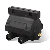 WOWTK SPARK COIL,12 V 5.0 OHM Two Wire Spark Coil Dual Fire High Power Ignition Coils for Harley V-Twins 1965-1979,for Sportster 1000 1200 900 Electra Glide Roadster Softail Fat Bob Dyna,for 31609-65A